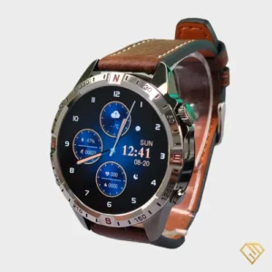 ساعت هوشمند HK29 Hero با بند چرمی و قابلیت استفاده از chatgpt