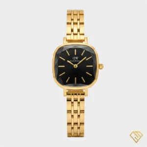 ساعت زنانه صفحه مربع Daniel Wellington با بند استیل