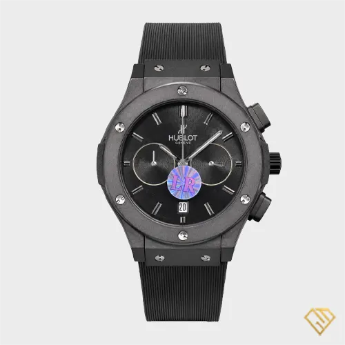 ساعت مردانه هابلوت ژنو (Hublot Geneve) سه موتوره مردانه مشکی